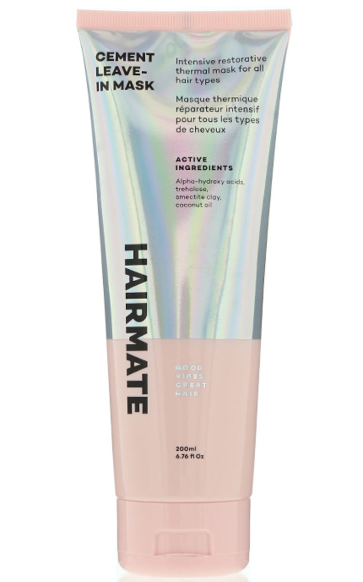 HAIRMATE HAIRMATE, CEMENT LEAVE IN MASK, intensyvaus poveikio, atkuriamoji, šildanti kaukė, 200 ml.