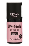RIVAL LOVES ME, UV-GELS ON THE GO, nagų lakas (2 žingsnis), 02 BRIDE TO BE, 8 ml.