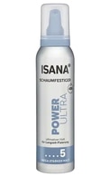  ISANA undefined ISANA, POWER ULTRA, fiksuojamosios putos&nbsp;plaukams, 5&nbsp;-&nbsp;ypač stipri fiksacija, 150 ml.  