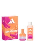 ADIDAS, VIBES GET COMFY, parfumuotas vanduo moterims 30 ml. + dušo gelis 100 ml.