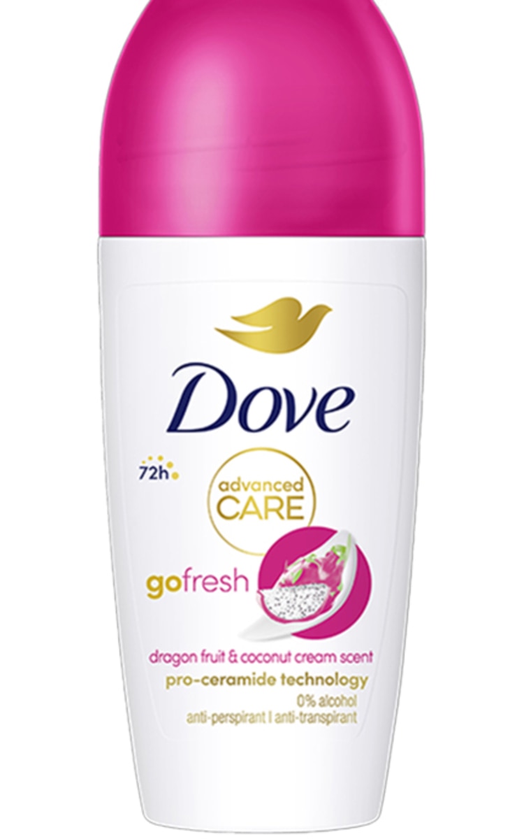 DOVE DOVE, DRAGONFRUIT & COCONUT, rutulinis dezodorantas, 50 ml.