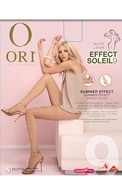 ORI, EFFECT SOLEIL, moteriškos pėdkelnės, 9 den, NATURE 3, 1 vnt.