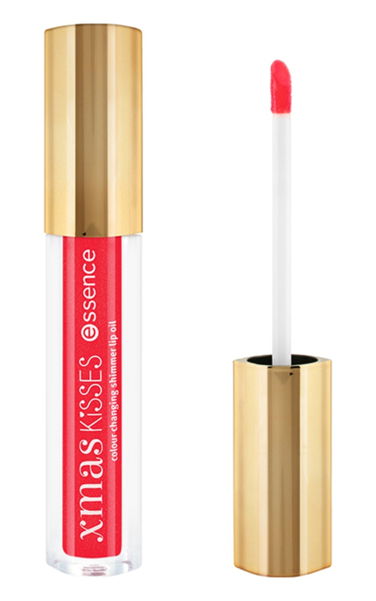 ESSENCE ESSENCE XMAS KISSES, spalvą keičiantis aliejus lūpoms, 1 vnt.