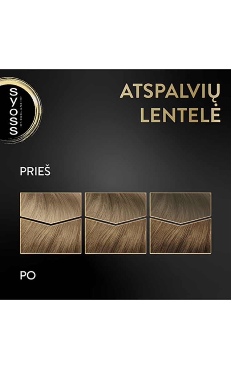 SYOSS OLEO INTENSE, plaukų dažai, 7-10 Natūraliai šviesus, rink