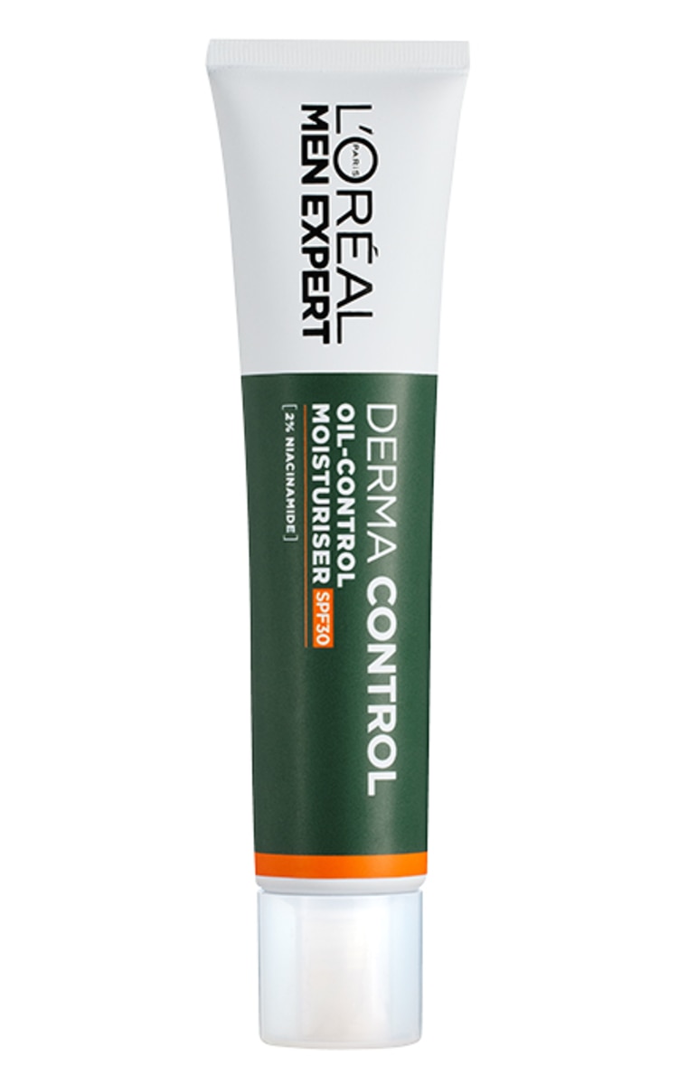 MEN EXPERT L'ORÉAL PARIS, MEN EXPERT, DERMA CONTROL, OIL - CONTROL, drėkinamoji priemonė su SPF 30, 40 ml.