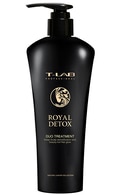 T-LAB PROFESSIONAL, ROYAL DETOX DUO Treatment, valomasis plaukų kondicionierius - kaukė, 300 ml