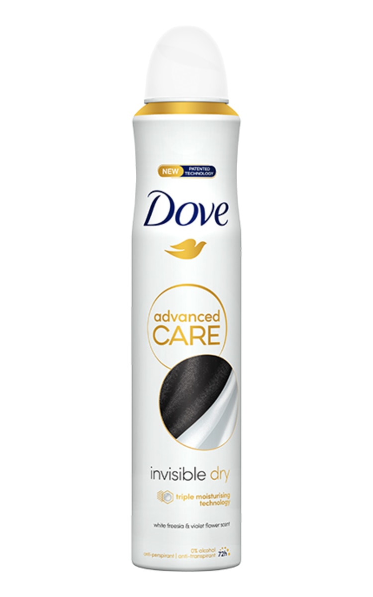 DOVE DOVE, INVISIBLE DRY, moteriškas purškiamas dezodorantas, 200 ml 200 ml