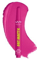 NYX PROFESSIONAL MAKEUP, FAT MATTE SMOOTH COLOR, lūpų dažai, FLUFFY FUCHSIA, 1 vnt.