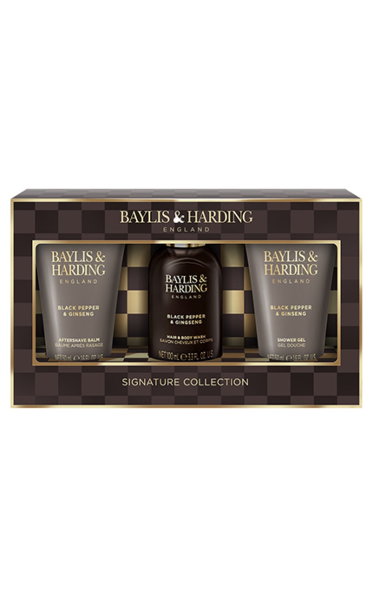 BAYLIS&HARDING BAYLIS & HARDING, BLACK PEPPER & GINSENG, kūno priežiūros rinkinys vyrams, 1 vnt. 1 vnt.