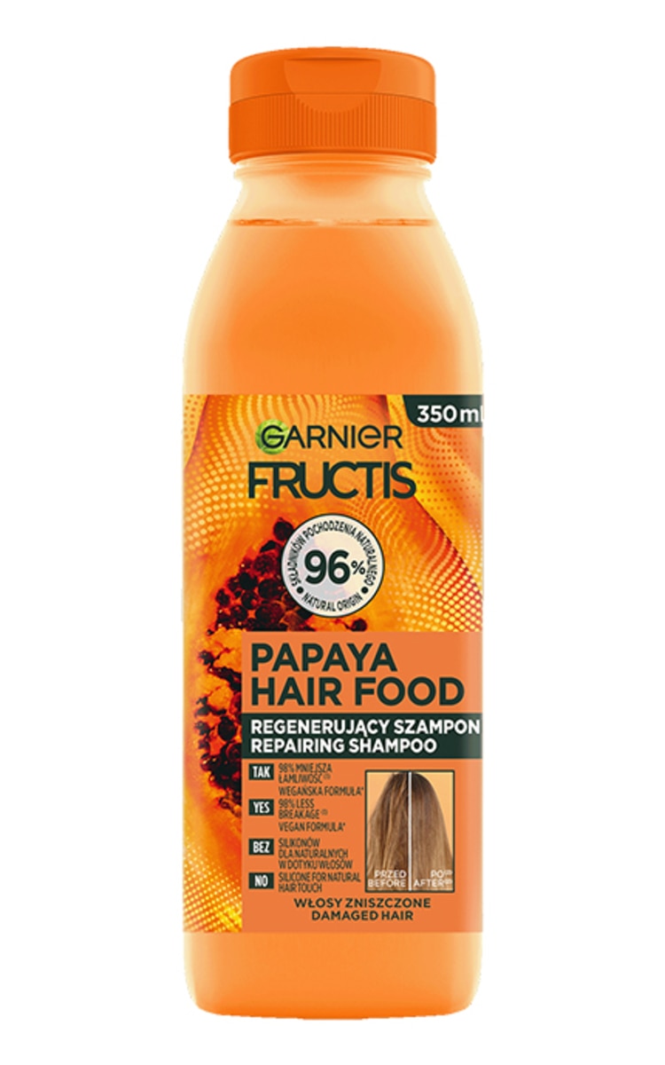 GARNIER FRUCTIS GARNIER FRUCTIS, PAPAYA HAIR FOOD, šampūnas, 350 ml 350 ml