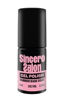 SINCERO SALON, RUBBER BASE, rubber bazė, CHIC PINK, 6 ml.