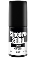SINCERO SALON,TOP COAT NO WIPE EGG, gelinio lako viršutinis sluoksnis, 6 ml SINCERO SALON undefined SINCERO SALON,TOP COAT NO WIPE EGG, gelinio lako viršutinis sluoksnis, 6 ml