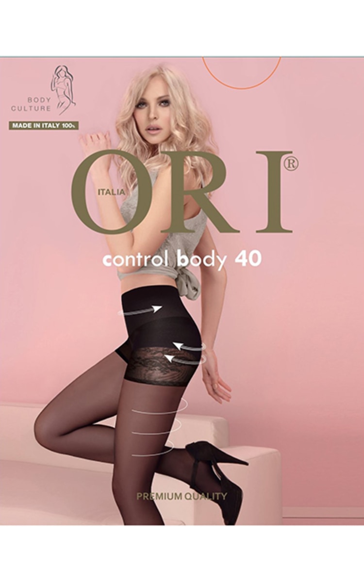 ORI ORI, CONTROL BODY, moteriškos pėdkelnės, 40 den, NERO 2, 1 vnt. 2-S