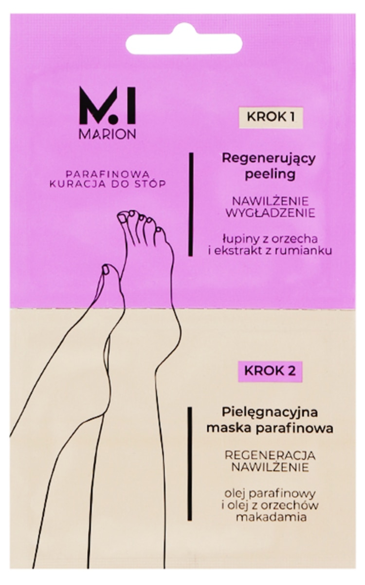 MARION MI MARION SPA, parafino procedūra pėdoms, 6,5 g. + 6 ml.