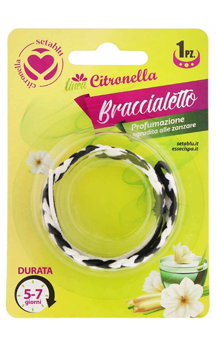 CITRONELLA CITRONELLA, apyrankės nuo uodų, mašalų, 1 vnt.