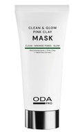 ODA PRO, MULTI ACTIVE, valanti ir skaistinanti rožinio molio kaukė, 50 ml