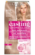 L'OREAL PARIS, CASTING CREME GLOSS, plaukų dažai, 810 SATIN BLONDE, 1 vnt.