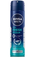  NIVEA MEN undefined NIVEA MEN, FRESH OCEAN, purškiamas dezodorantas vyrams, 150 ml.  