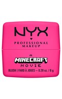 NYX PROFESSIONAL MAKEUP, A MINECRAFT MOVIE, CHEEKY MOB BALMS, skaistalai, OH SHE BAAAHD, 1 vnt.
