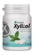  undefined undefined MIRADENT, XYLITOL, HAGER & WERKEN, pastilės su ksilitoliu, mėtų skonio, 26 vnt.  