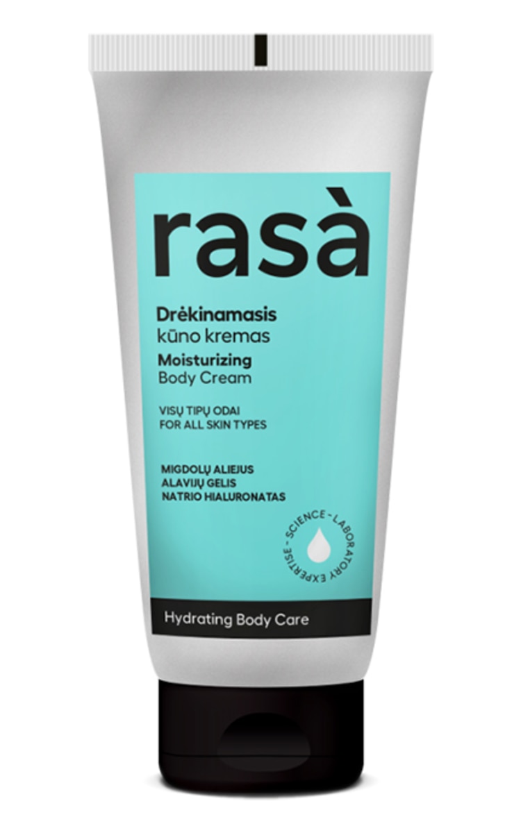 RASA, HYDRATING BODY CARE, drėkinamasis kūno kremas, 200 ml.