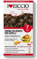  undefined undefined I LOVE RICCIO, beamoniakiai plaukų dažai, Nr. 7 BLONDO SPALVA, 145 ml.  