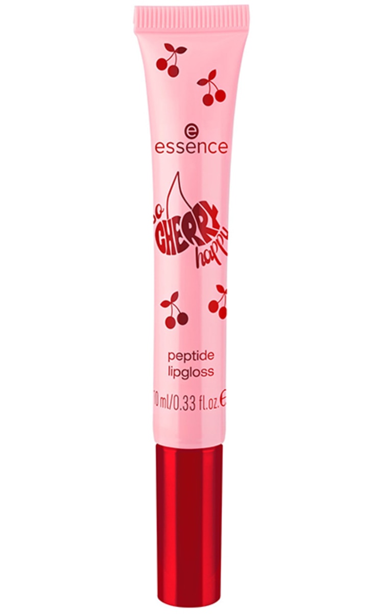 ESSENCE ESSENCE, SO CHERRY HAPPY, PEPTIDE LIPGLOSS, lūpų blizgesys, 02 CHERRY, CHERRY BABY!, 10 ml. 02 CHERRY, CHERRY BABY!