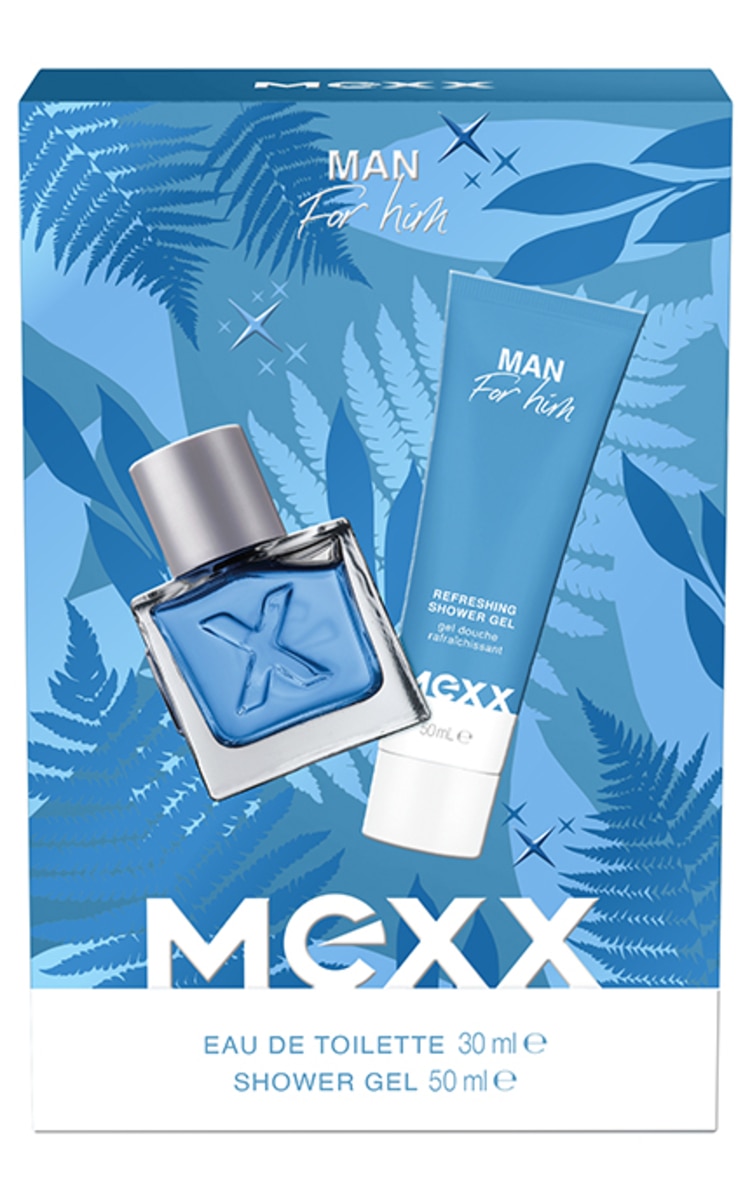 MEXX MEXX, MAN, vyriškas tualetinis vanduo 30 ml. + dušo želė 250 ml. 1 vnt.