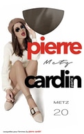 PIERRE CARDIN, METZ, moteriškos kojinaitės, 20 den, NERO, 1 pora