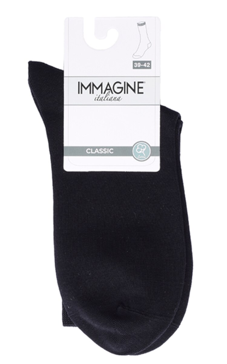 IMMAGINE IMAGINE, ITATALIANA, vyriškos kojinės art. 833, BLACK, 39-42, 1 pora 39-42