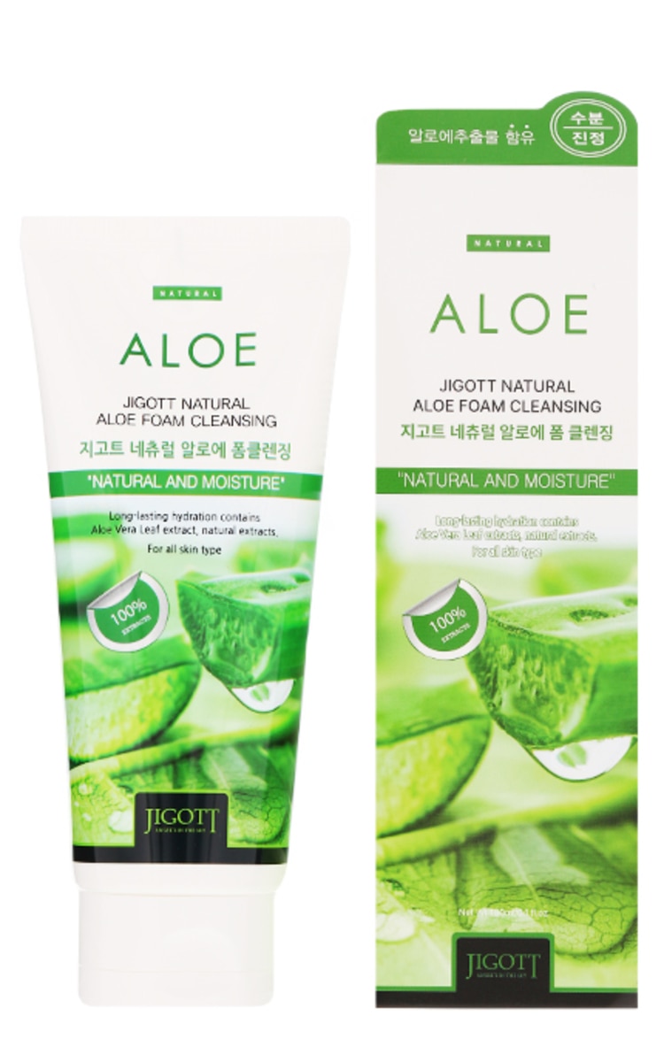 JIGOTT JIGOTT, ANGEL’S IN THE SKY, NATURAL ALOE, prausiamosios putos su alavijų ekstraktu, 180 ml.