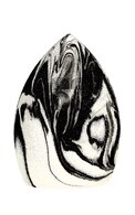 SINCERO SALON, PRO BLEND, MARBLE, makiažo kempinėlė, 1 vnt.