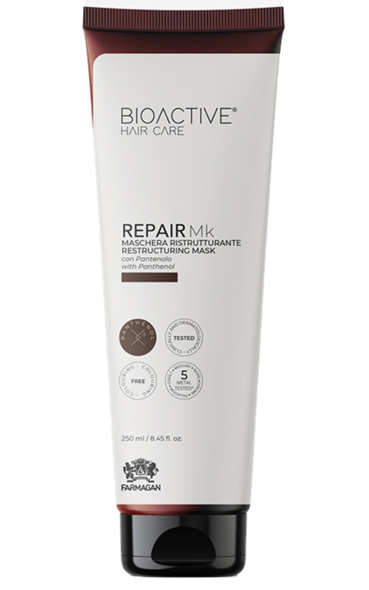 BIOACTIVE BIOACTIVE, atstatomoji plaukų kaukė, 250 ml.