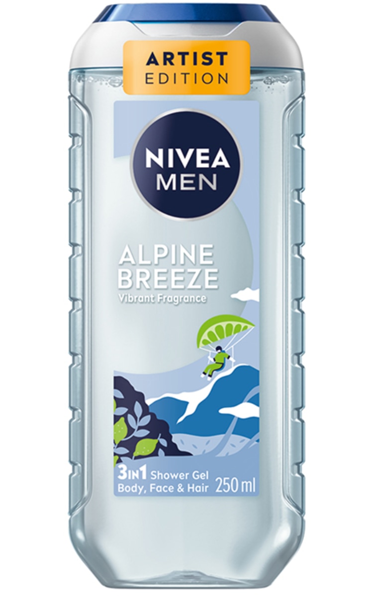 NIVEA MEN NIVEA MEN, ALPINE BREEZE, dušo gelis vyrams, 250 ml. 250 ml