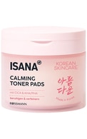  ISANA KOREAN SKINCARE undefined ISANA KOREAN SKINCARE, CALMING TONER PADS, veido toniko lapeliai, 60 vnt.&nbsp;  