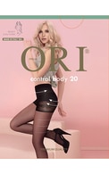 ORI, CONTROL BODY, moteriškos pėdkelnės, 20 DEN, NERO 3, 1 vnt.