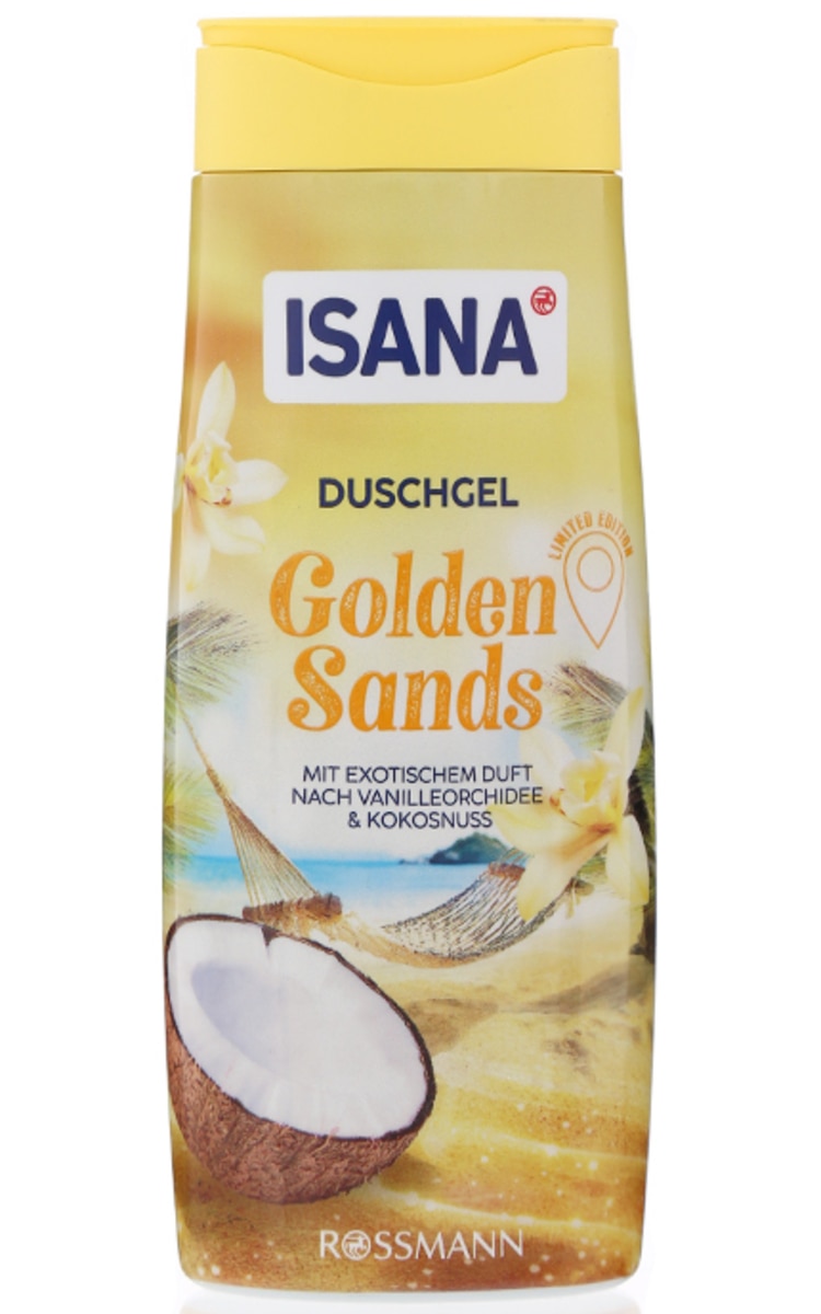 ISANA ISANA, GOLDEN SANDS, dušo gelis, 300 ml.