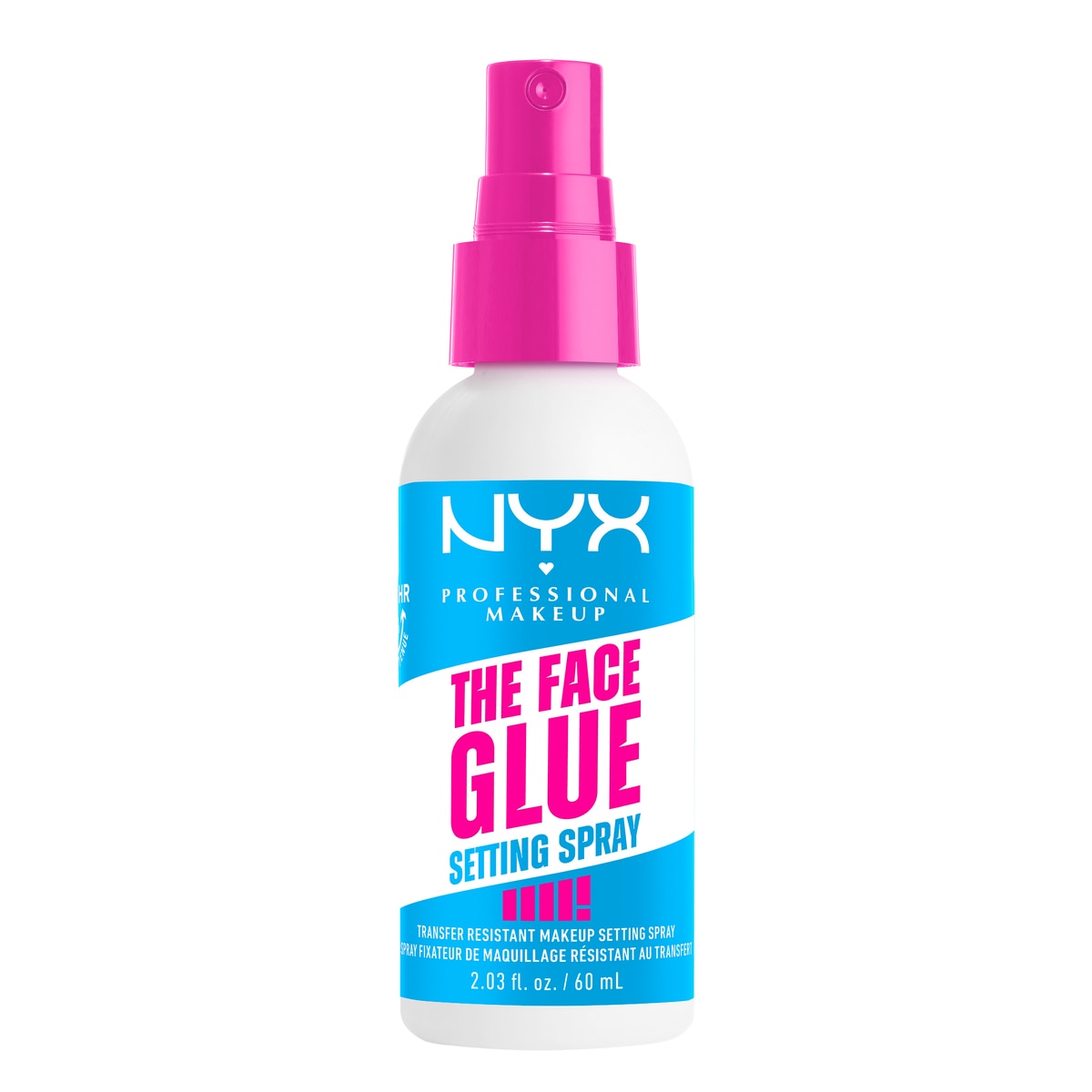 NYX PROFESSIONAL MAKEUP NYX PROFESSIONAL MAKEUP, THE FACE GLUE, makiažo fiksatorius, 60 ml. NYX PROFESSIONAL MAKEUP, THE FACE GLUE, makiažo fiksatorius, 60 ml.