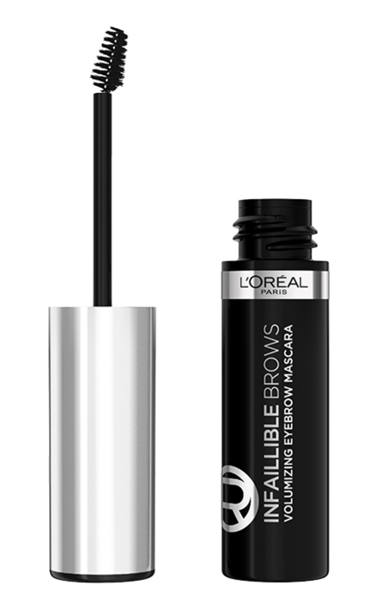 L′ORÉAL PARIS L'OREAL PARIS, INFAILLIBLE VOLUMIZING EYEBROW MASCARA, antakių gelis, TRANSPARENT, 5 ml. TRANSPARENT
