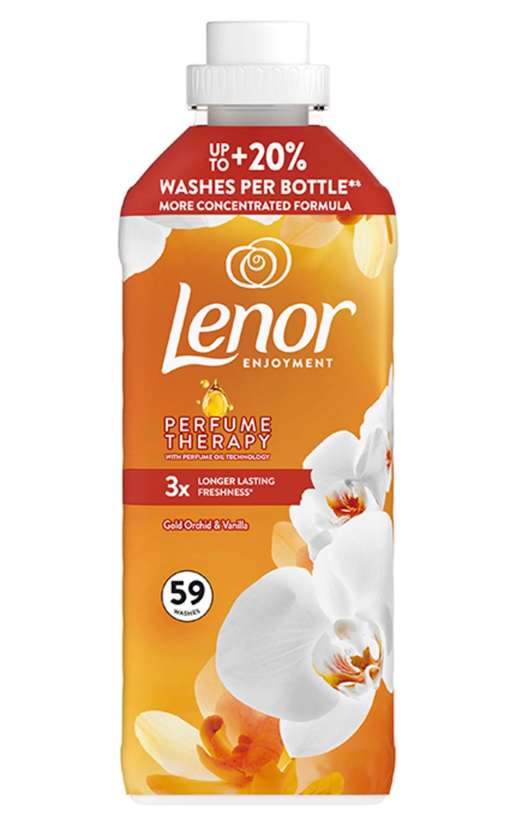 LENOR LENOR, GOLD ORCHID & VANILLA, minkštiklis, 1239 ml. (59 skalb.)
