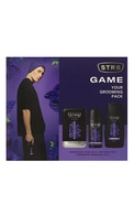  STR8 undefined STR8, GAME, rinkinys: losjonas po skutimosi 100 ml. + purškiamasis dezodorantas 150 ml. + dušo gelis 250 ml., 1 vnt.  