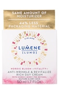 LUMENE, NORDIC, BLOOM LUMO, VITALITY ANTI-WRINKLE & REVITALIZE RICH, dieninis kremas, 50 ml.