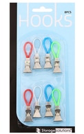  KOOPMAN undefined HOOKS, nerūdijančio plieno rankšluosčių segtukai, 8 vnt. 