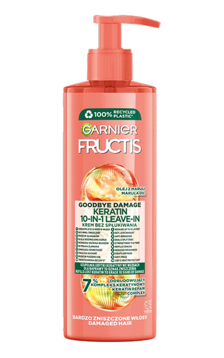 GARNIER FRUCTIS GARNIER FRUCTIS, GOODBYE DAMAGE, plaukų kremas, 400 ml 400 ml