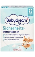 BABY DREAM undefined ISANA, saugūs vaikams medvilniniai vatos krapštukai, 72 vnt.  
