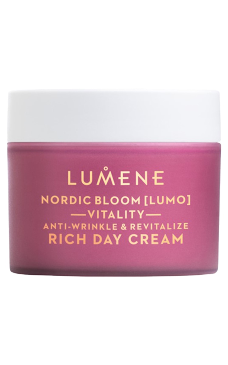 LUMENE LUMENE, NORDIC, BLOOM LUMO, VITALITY ANTI-WRINKLE & REVITALIZE RICH, dieninis kremas, 50 ml.