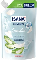 ISANA, SENSITIV, kreminis muilas, papildymas, 1000 ml. ISANA undefined ISANA, SENSITIV, kreminis muilas, papildymas, 1000 ml.