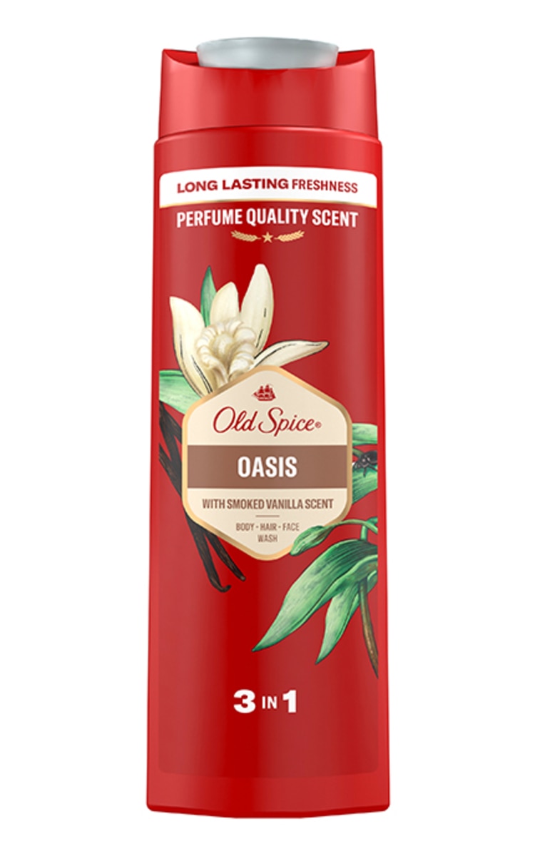 OLD SPICE OLD SPICE, OASIS, dušo gelis, 400 ml. 400 ml