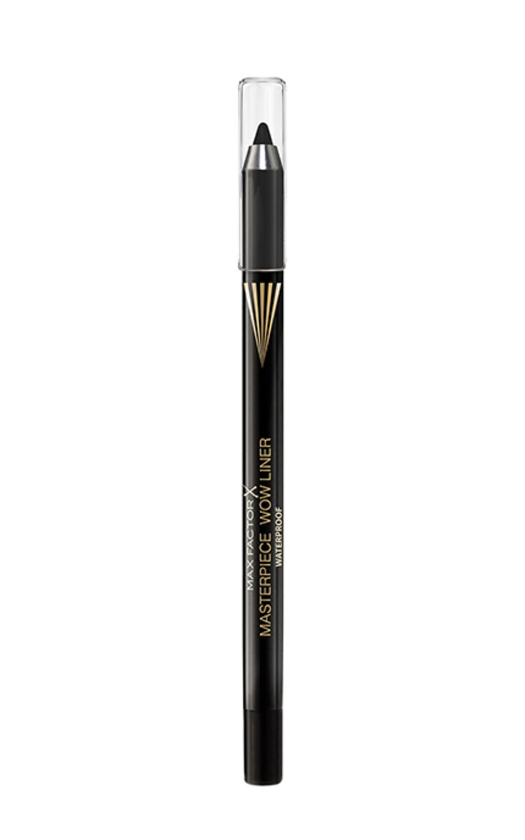MAX FACTOR MAX FACTOR, MASTERPIECE WOW, gelinis akių pieštukas, 300 MIDNIGHT BLACK, 1,2 g. NERO