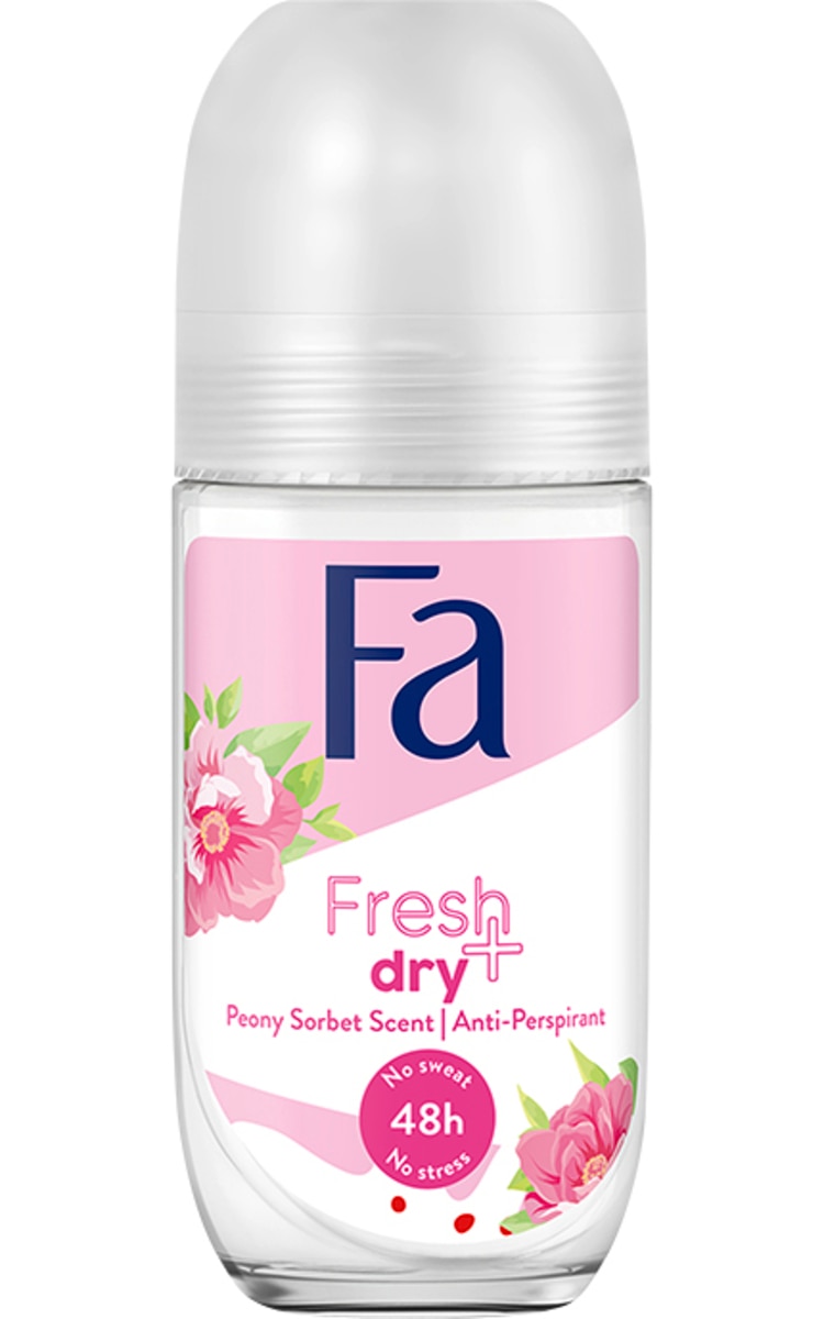 FA FA, FRESH & DRY, rutulinis dezodorantas, 50 ml 50 ml